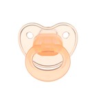 Соска-пустышка ортодонтическая Крошка Я, силикон, от 6 мес., с колпачком, персиковый - Фото 4