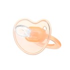 Соска-пустышка ортодонтическая Крошка Я, силикон, от 6 мес., с колпачком, персиковый - Фото 7