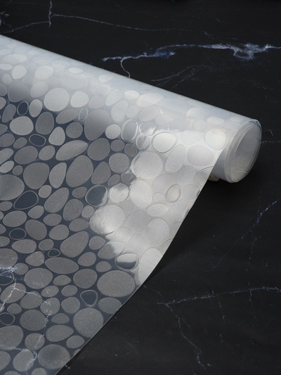 Коврик противоскользящий Доляна «Пузыри», 30×90 см, цвет прозрачный