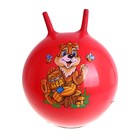 Мяч-попрыгун с рожками "Рожица", d=50 см, 400 гр, МИКС - Фото 1