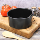 Котелок «Жаклин», 1.2 л, антипригарное покрытие, углеродистая сталь, чёрный - Фото 2