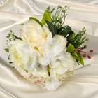 Букет-дублер для невесты "Пион", белый - Фото 2