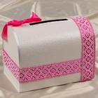 Коробка для денег «Альбина», ярко-розовая, неразборная - Фото 2