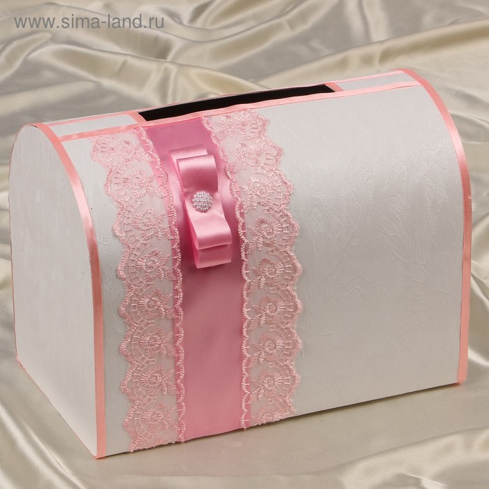 Коробка для денег «Аля», розовая, неразборная - Фото 1