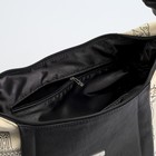 Сумка женская, 1 отдел на молнии, 2 наружных кармана, чёрный - Фото 5