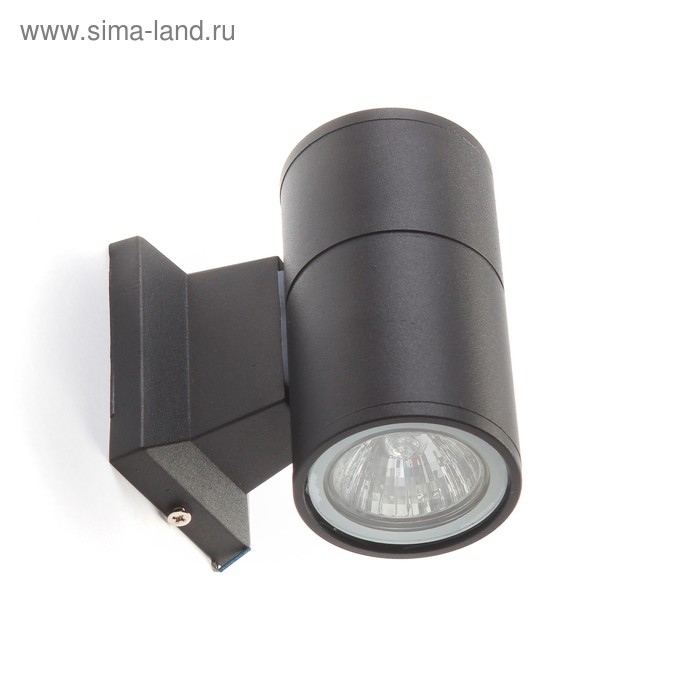 Светильник фасадный Luazon GU10 мм, 65 x 120 мм, IP65, 220 В, Черный корпус - Фото 1