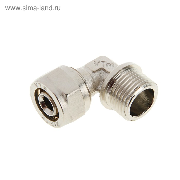 

Уголок Valtec, обжимной, 16 мм х 1/2" наружная резьба