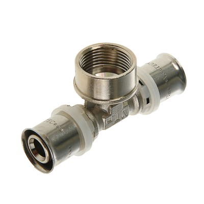 Тройник-пресс Valtec, 20 мм × 3/4" внутренняя резьба × 20 мм