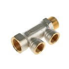 Коллектор Valtec, 3/4" х 1/2" 2 выхода, с внутренней резьбой 2994815 - фото 285360