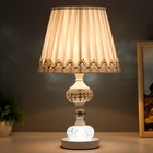 Лампа настольная "Калиопа" Е27 40Вт белый 45х25,5х25,5 см - Фото 3