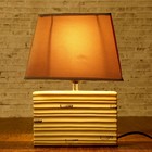 Лампа настольная с абажуром "Эпатаж" состаренная 220V 40 Вт E14 - Фото 2