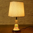 Лампа настольная "Олимпия" Е27 40Вт 220В низ с подсветкой 41х23х23 см - Фото 2