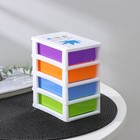 Мини - комод для мелочей 4 секции «Радуга», 13×9×14.5 см, МИКС - Фото 5