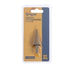 Сверло ступенчатое ТУНДРА, HSS, TiN, шестигранный хвостовик, 4 - 20 мм - Фото 4