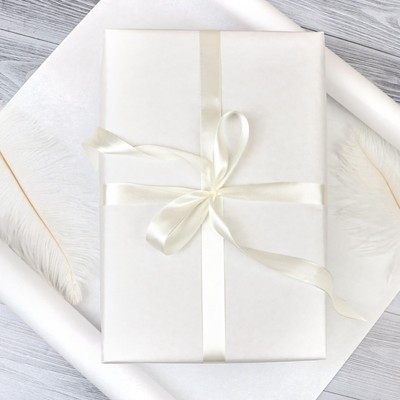 Бумага упаковочная крафт, белый, 0.7×10 м±5%