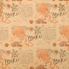 Бумага упаковочная крафт "Эстер", 0,72 х 10 м - Фото 2