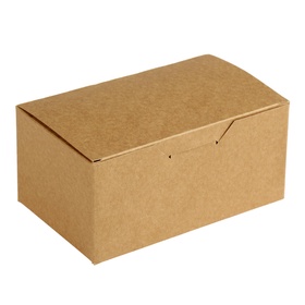 Коробка крафт, упаковка для куриных крыльев и наггетсов, 15?9.1?7 см (комплект 50 шт)