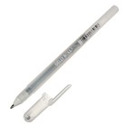 Ручка гелевая для декоративных работ Sakura Gelly Roll Stardust 0.8 мм, с блестками, серебро - фото 3724095