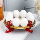 Пасхальная подставка на 8 яиц "Дети- Ангелы", 19,5×19,5 см - фото 8636904