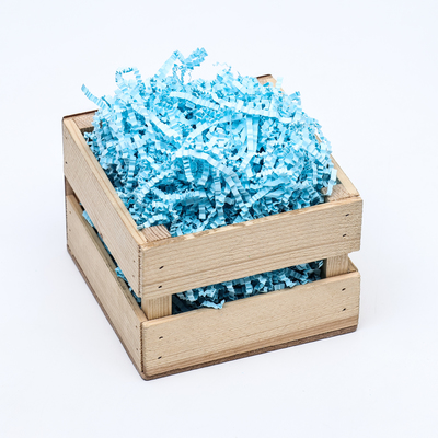 Наполнитель бумажный для подарков, голубой, 500 г