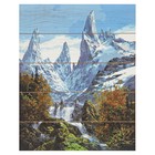 Картины по номерам на дереве 40х50 "Снежные вершины"   GXT7365 - Фото 1