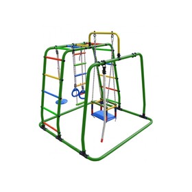 ДСК «Игрунок Т плюс», 1445 × 1440 × 1500 мм, цвет зеленый/радуга