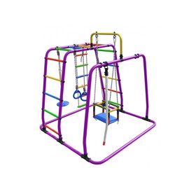 ДСК «Игрунок Т плюс», 1445 × 1440 × 1500 мм, цвет фиолетовый/радуга