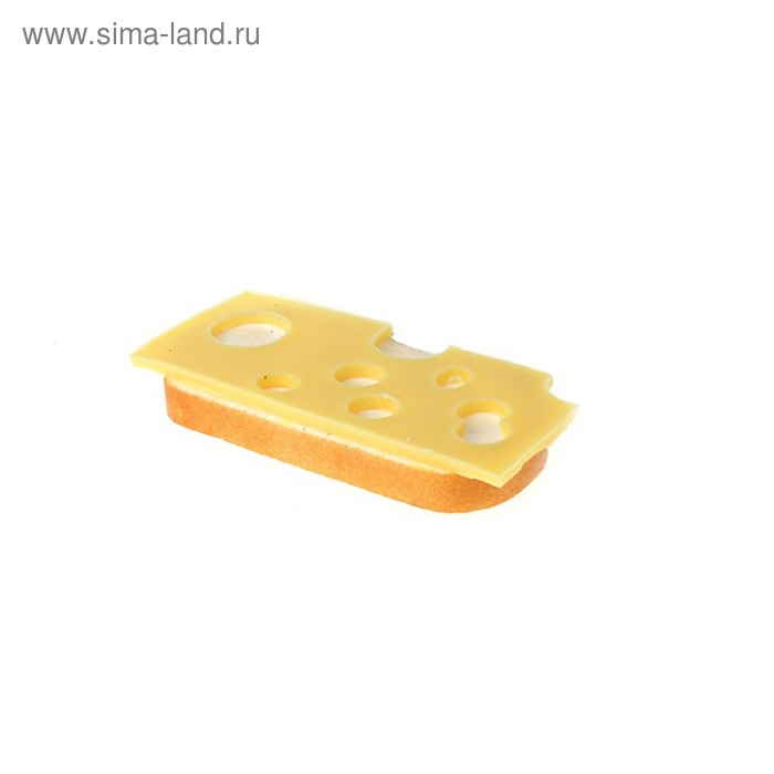 Магнит "Бутерброд с сыром" 1×5,5×11 см - Фото 1