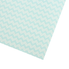 Бумага крафт цветная двусторонняя «Мятный зигзаг», 50 × 70 см - Фото 3