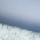 Бумага упаковочная крафт цветная двухсторонняя «Лиловые цветы», 50 х 70 см - фото 10299983
