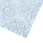 Бумага упаковочная крафт цветная двухсторонняя «Лиловые цветы», 50 х 70 см - Фото 4