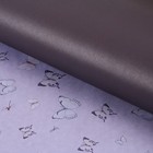 Бумага упаковочная крафт цветная двухсторонняя «Лавандовые бабочки», 50 х 70 см - фото 320297724
