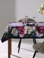 Кухонный набор «Этель. Цветочный этюд»: скатерть 110×150 см, салфетки 40×40 см, 4 шт., 100% хлопок - Фото 1