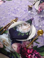 Кухонный набор «Этель. Цветочный этюд»: скатерть 110×150 см, салфетки 40×40 см, 4 шт., 100% хлопок - Фото 5