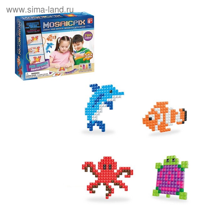 Аквамозаика MOSAICPIX «Морские животные», 780 деталей - Фото 1