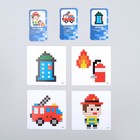 Аквамозаика MOSAICPIX «Пожарные спасатели», 480 деталей - Фото 3