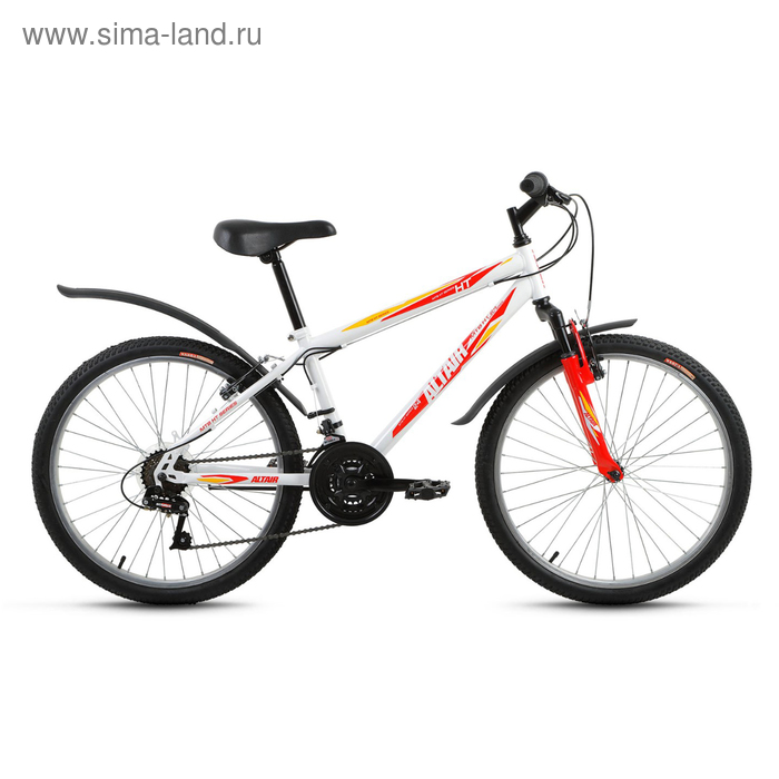 Велосипед 24" Altair MTB HT 2.0 24, 2017, цвет белый, размер 14"