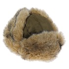 Шапка-ушанка Хольстер, замша с мембранным покрытием, размер 59-60, олива - Фото 6