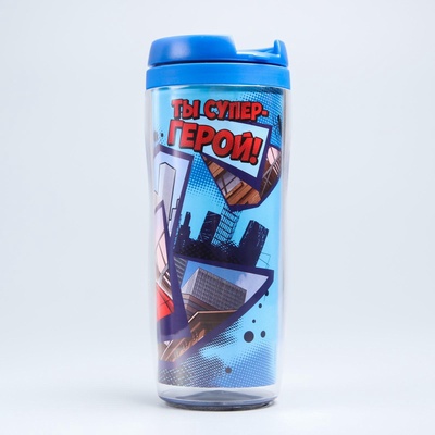 Термостакан «Ты супер-герой!», Человек-паук, 350 мл