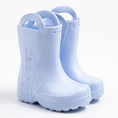 Сапоги детские, цвет голубой, размер 24/25