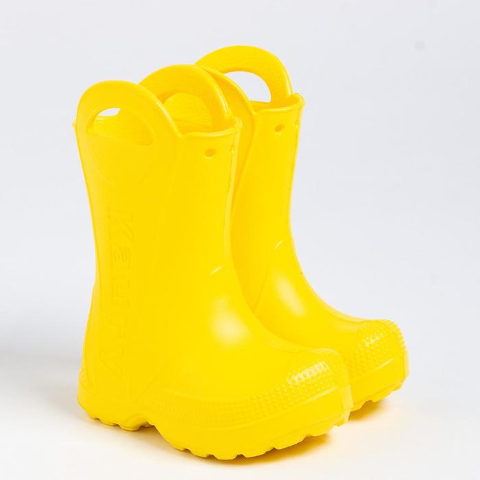 Сапоги резиновые детские, цвет жёлтый, размер 24-25 - Фото 1