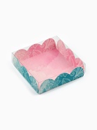 Коробка для печенья, кондитерская упаковка с пластиковой крышкой, «Твой день», 10.5×10.5×3 см - Фото 3