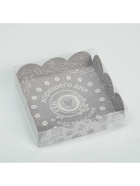 Коробка для печенья, кондитерская упаковка с PVC крышкой, «Вкусности», 10.5 х 10.5 х 3 см - Фото 3