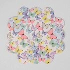 Коробка для печенья, кондитерская упаковка с пластиковой крышкой, «Бабочки», 10.5 х 10.5 х 3 см - Фото 6