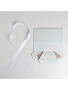 Коробка подарочная складная шестигранник «Мятное кружево», 17 х 14,8 х 19,5 см - Фото 3