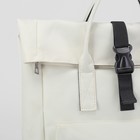 Рюкзак-сумка, отдел на молнии, 2 наружных кармана, 2 боковых кармана, цвет молочный - Фото 4