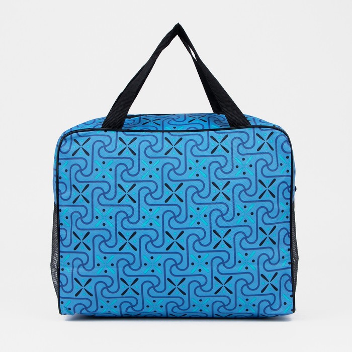 Косметичка на молнии, цвет синий 16245