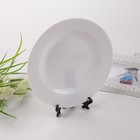 Подставка для тарелок пластик 10 см, чёрная,для тарелок d=10-13 см - Фото 3