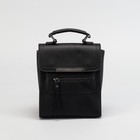 Рюкзак-сумка, отдел на молнии, наружный карман, цвет чёрный - Фото 2