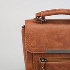 Рюкзак-сумка, отдел на молнии, наружный карман, цвет коричневый - Фото 4